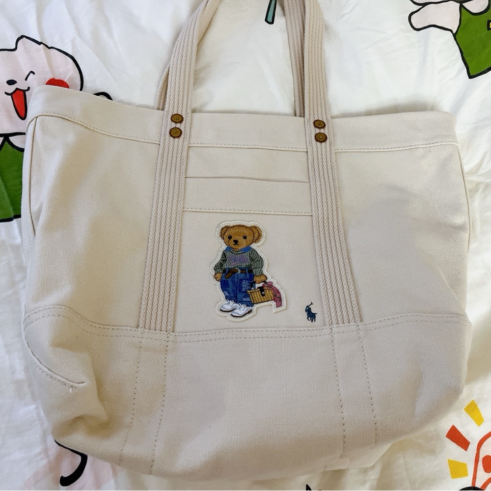 Polo Ralph Lauren canvas tote bags
